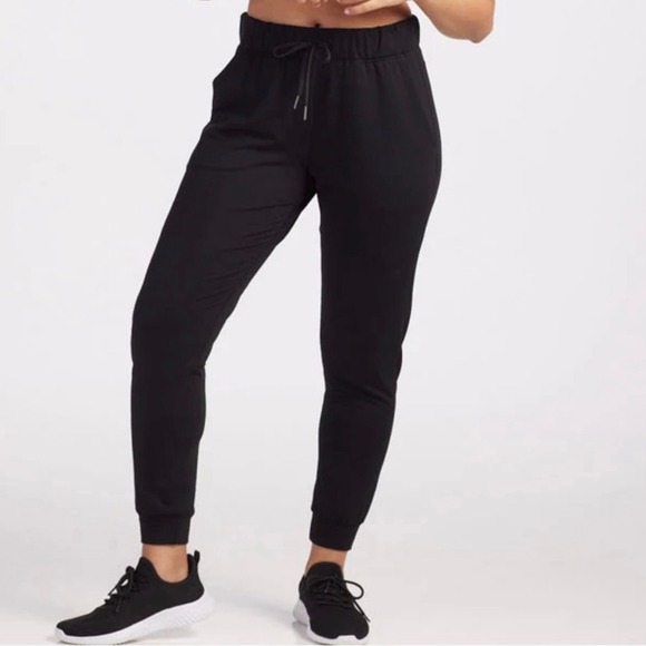 WOOLX Lola All Season Black Merino Wool Blend Jogger Pants Athletic Size S - Picture 2 of 10